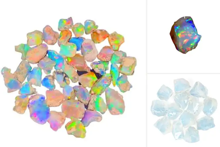 Detailed view of Best AA+ Quality Opal Rough Stones