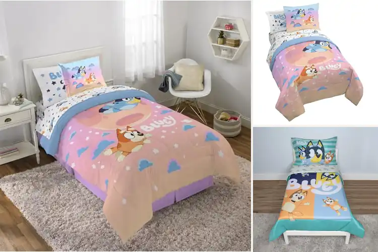 Detailed view of Best Bluey Bedding Sets