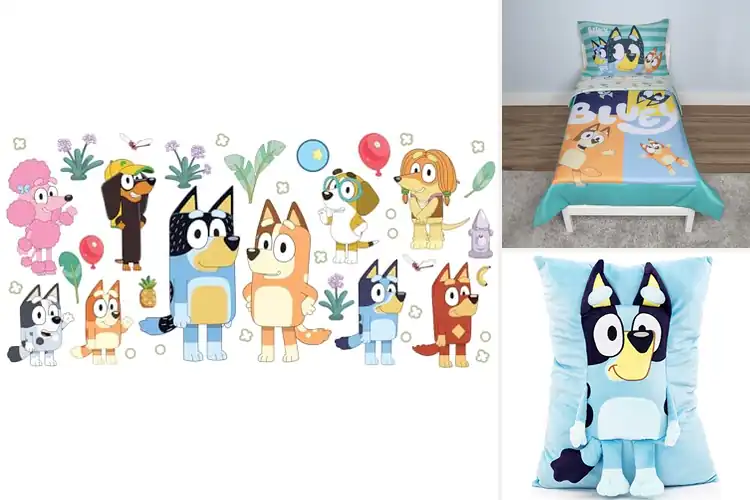 Detailed view of Best Bluey Bedroom Accessories