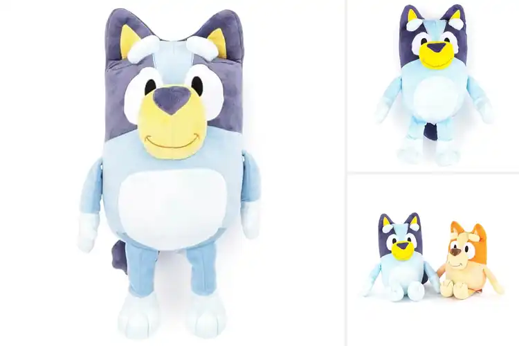 Detailed view of Best Bluey Plush Pillow Buddy