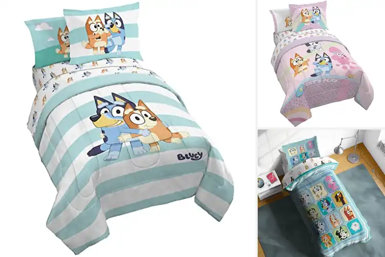 Detailed view of Best Bluey Themed Bedding