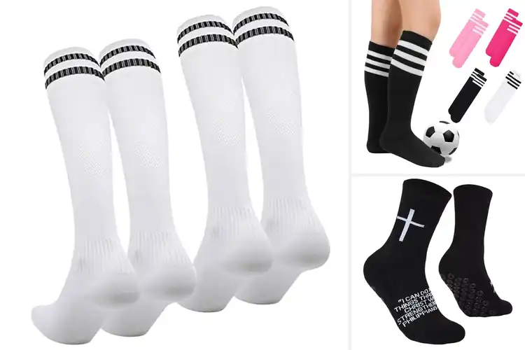 Detailed view of Best Breathable Durable Soccer Socks