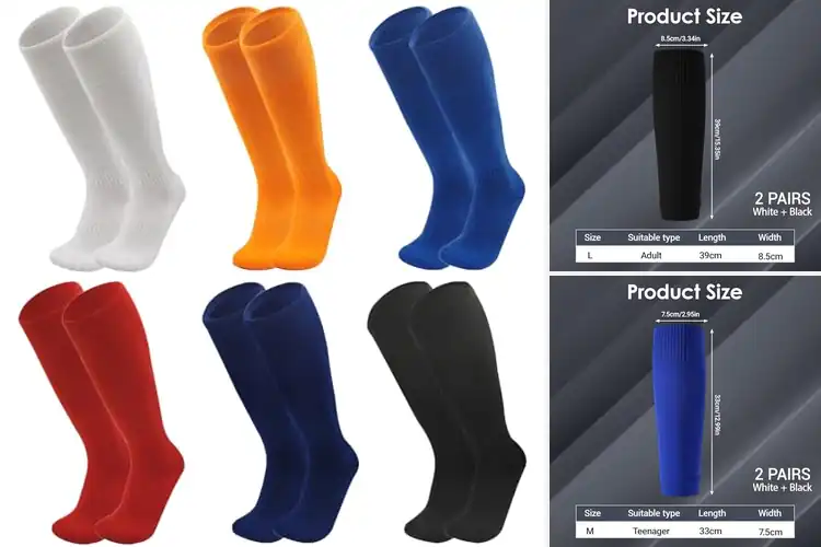 Detailed view of Best Breathable Polyester Spandex Soccer Socks