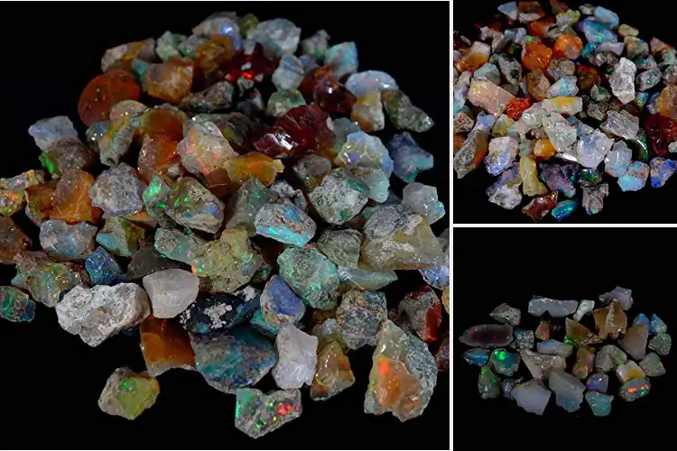Detailed view of Best Bulk Opal Rough Lot For Jewelers