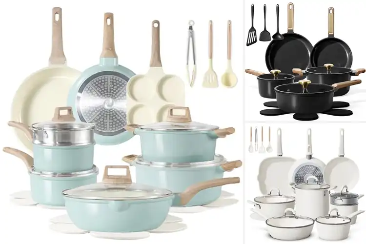 Detailed view of Best Ceramic Cookware Sets for Effortless Everyday Cooking