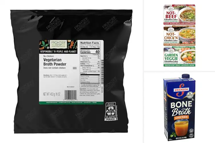 Detailed view of Best Chicken Broth Alternatives: Flavor Boosters