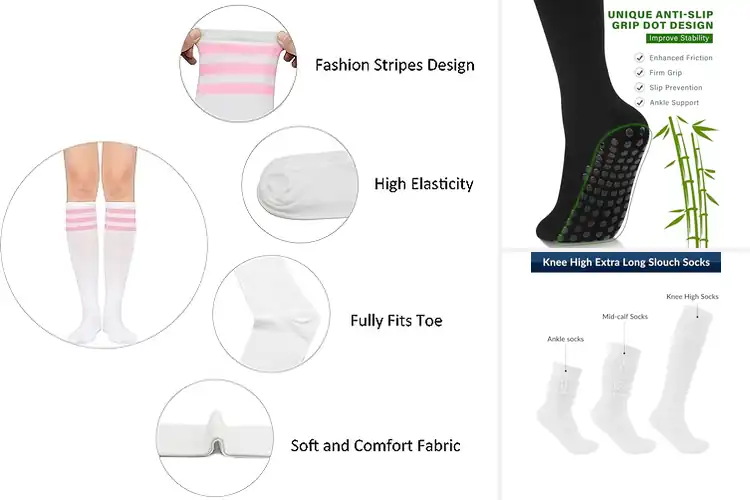 Detailed view of Best Elastic Long Tube Socks