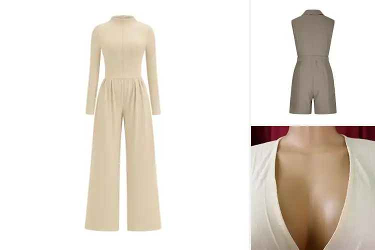 Detailed view of Best Elastic Pleated Waist Jumpsuit