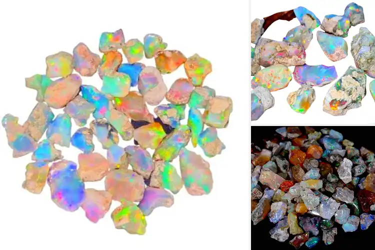 Detailed view of Best Ethiopian Opal Roughs: Uncover Your Magic