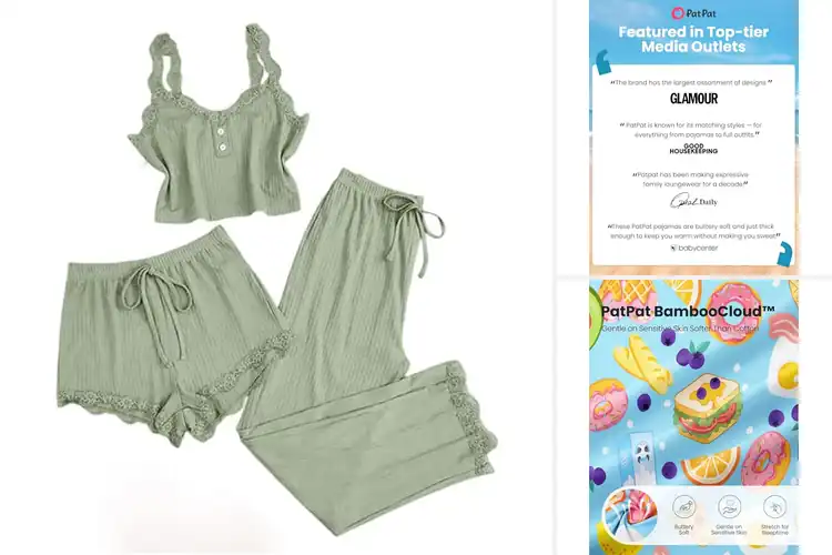 Detailed view of Best Family Sleepwear Sets: Cozy Styles for Memorable Nights