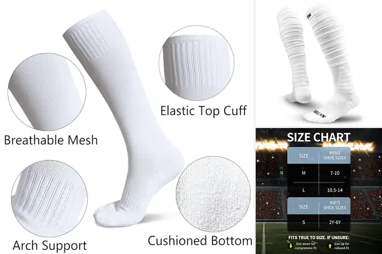 Detailed view of Best Football Socks For Youth