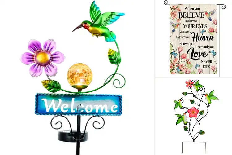 Detailed view of Best Hummingbird Garden Decorations