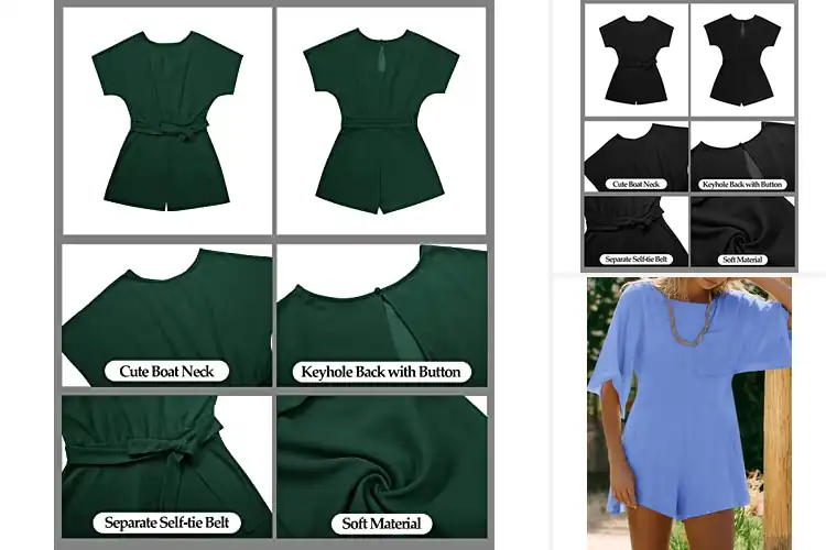 Detailed view of Best Keyhole Back Rompers