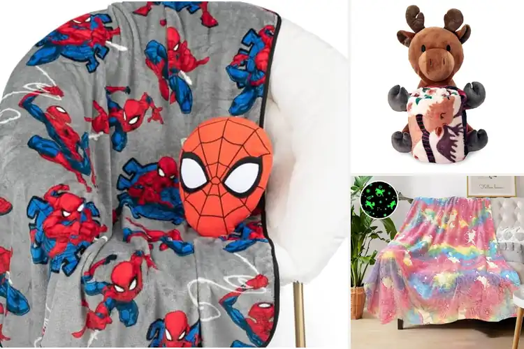 Detailed view of Best Kids Blanket Set 40 By 50