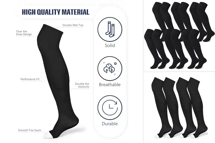 Detailed view of Best Knee High Socks For Football Baseball Softball