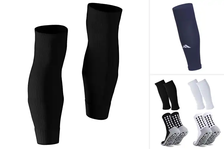 Detailed view of Best Leg Protection Soccer Socks