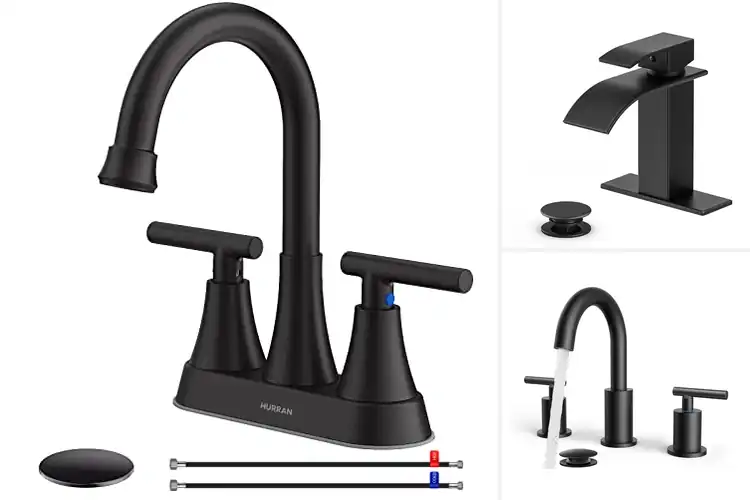 Detailed view of Best Matte Black Faucets