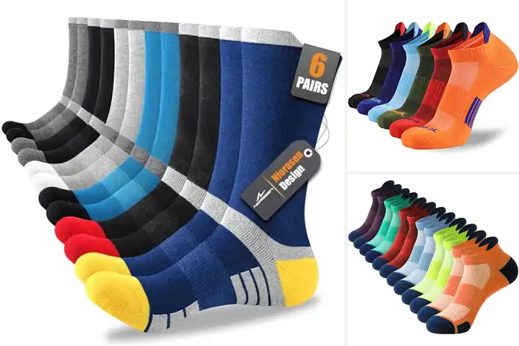 Detailed view of Best Multi Color Sports Socks for Comfort & Style