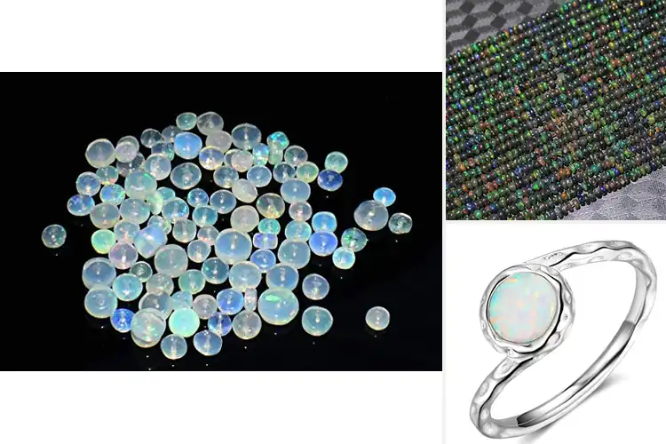 Detailed view of Best Opal Fire Stones: Discover Warm Glow & Timeless Beauty
