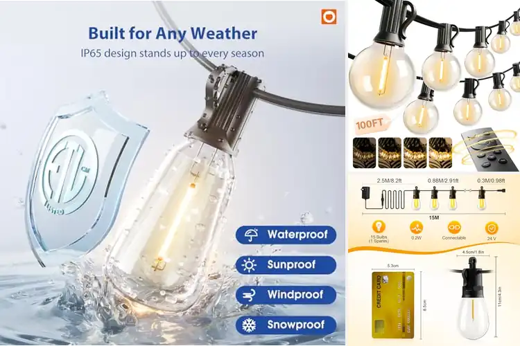 Detailed view of Best Patio Lights