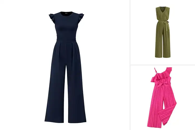 Detailed view of Best Pleated Waist Jumpsuits