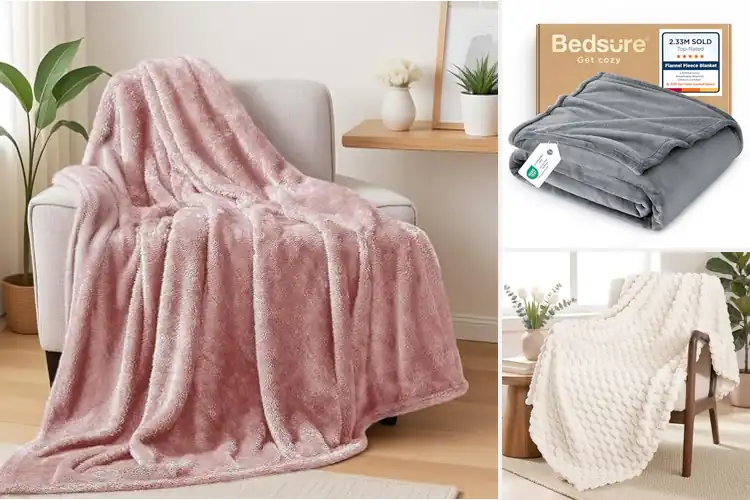 Detailed view of Best Plush Throw Blankets