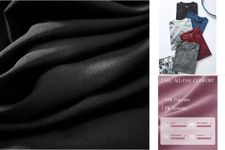 Detailed view of Best Polyester Spandex Top Picks for Durability & Comfort