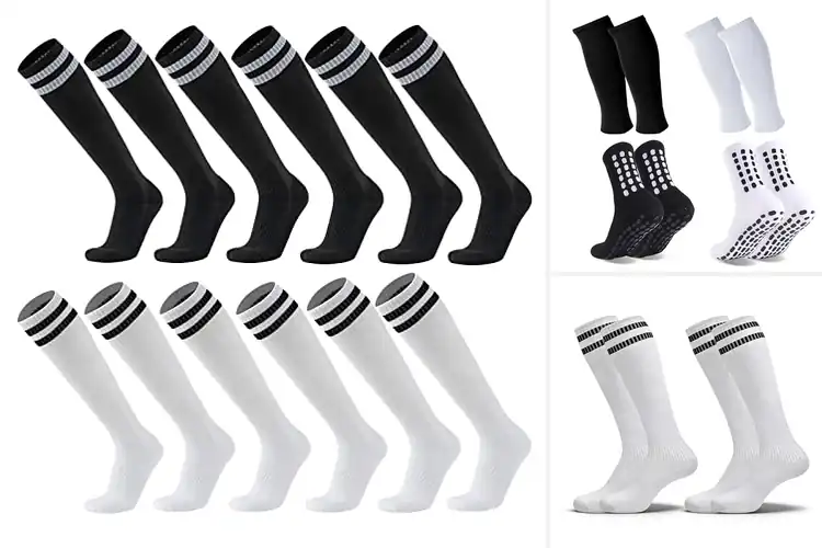 Detailed view of Best Polyester Spandex Soccer Socks