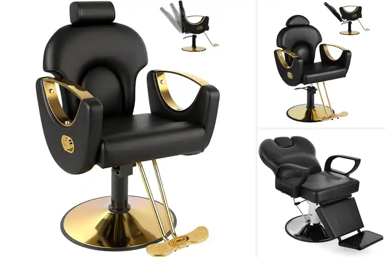 Detailed view of Best Reclining Barber Salon Chairs