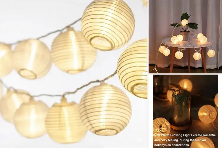Detailed view of Best String Light Lanterns For Ambience