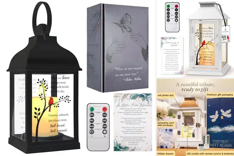Detailed view of Best Sympathy And Remembrance Lanterns