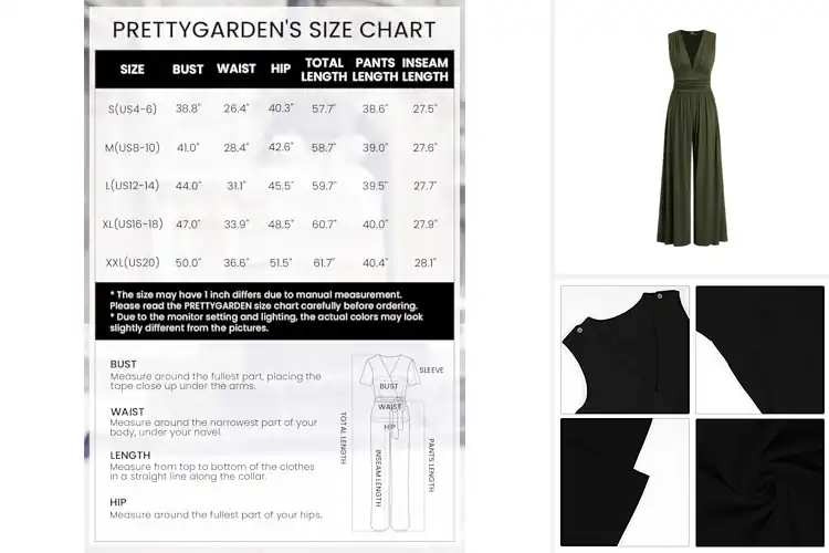 Detailed view of Best VNeck Jumpsuit
