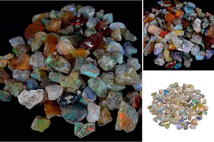 Detailed view of Best Wholesale Opal Rough Lot For Jewelers