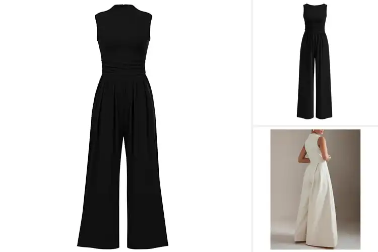 Detailed view of Best Wide Leg Jumpsuits
